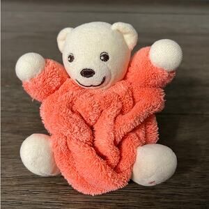 Kaloo Doudou Ours‎ Plume Orange Lovey Plush